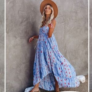 Point Bonita Pocketed High Low Maxi